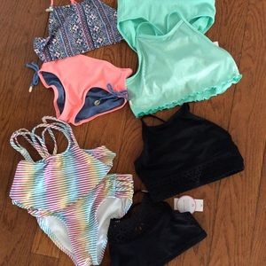 Girls Justice Bikini Swim Lot 7 8